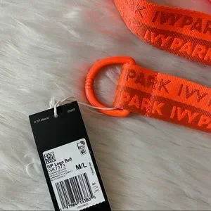 Adidas Ivy Park Webbed Belt Orange Adidas x Ivy Park Logo Reversable Adjustable Belt / Orange  main image 2